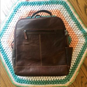 Leather Backpack and Crossbody